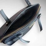 Kate Spade  Black Reiley Dome Leather Satchel Handbag‎ WKRU5641 | EUC Photo 6