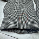Women's Brioni 100% Cashmere Cecelia Blazer Houndstooth Black White Gold Size 12 Photo 11