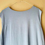 Vince Camuto Vince Camuto sz M blue sleeveless layered blouse Photo 6