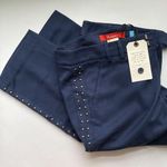 Anthropologie NWT  Cartonnier ‘Lou’ straight studded ankle dress pants, size 12 Photo 0