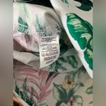 Loft Botanical Print Henley Pullover Button Up Tropical Floral Blouse Size Small Photo 14