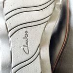 Clarks  Black Mazy Tisbury Ankle Chelsea Boots Wedge Leather Women's Size 9.5 EUC Photo 6