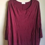 Corner small long sleeved top Red Photo 0