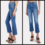 💕MOTHER SUPERIOR💕 High Waisted Smokin Double Ankle Jeans Broken Record 28 NWOT Blue Photo 1