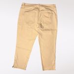 Talbots Yellow Signature Crop Jeans Zip Hem Stretch 8 Petite Photo 5