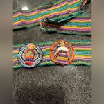 Vintage Traditional Striped Belt Strap Textile Mayan Guatemala Worry Dolls Photo 6