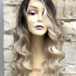 Sidepart ombré beach wave Swisslace lacefront Photo 0