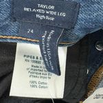Veronica Beard $495 Taylor wide-leg two-tone jeans 24 Photo 4