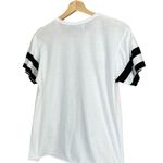 Island Addict White Short Sleeve Graphic Print T-Shirt w/ Stripes Size Small Photo 5