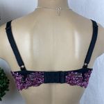 Wacoal  Black & Pink Embrace Lace 853191 Bra Photo 1