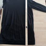 Majestic Filatures Sweatshirt Women 4 Large Black Hooded Deluxe Teeshirt Sweater Photo 9