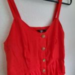 Mlle Gabrielle  Dress Red Sundress Button Down Boho Flowy Size XL Photo 7