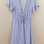 Paper Crane Lazy Sunday By Striped Tie Front Dress Photo 0