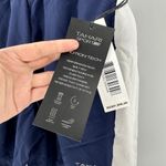 Tahari NWT  Sport Blue White Elastic Drawstring Waist 7" Run Shorts Size Small Photo 3