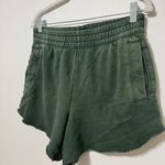 Aerie  On My Way Sweat Shorts Size Small green Photo 3