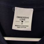 Obsessive Love  Juniors Navy Wild And Free Cactus Crop T-shirt Photo 3
