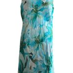 Donna Ricco Vtg Floral Dress Fairycore Cowl Neck Y2K Ruffle Hem Size 16 Asymmetrical Hem Photo 10