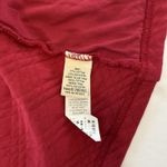 LL Bean Red Quilted Sherpa Trim Open Cardigan‎ Sweatshirt Pockets Size XL Photo 8