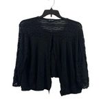 Roz & Ali Women's Black Short Cardigan Photo 0