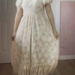 flower patterned long dress ˃̶͈◡˂̶͈ White Photo 4