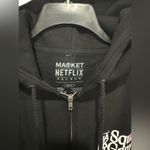 Netflix SQUID GAMES UNISEX Market  Pacson Black Hoodie Zip Up Photo 5