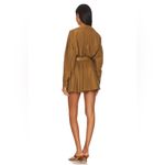 Norma Kamali NWT  Oversized Shirt Dress in Woods, size S; missing belt Photo 2