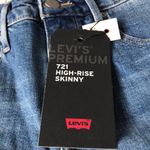 Levi's Levi’s 721 High Rise Skinny Jeans New With Tags Photo 6