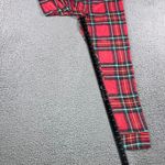 PINK Victoria's Secret Plaid Pajama Set Women Large Top and Pants Christmas Red Photo 11