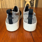Toms  Amber Black Suede Mini Cheetah Slip-On Ortholite Insole‎ Sneakers Size 9 Photo 2