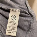 Athleta Gray Ruched Knit T-Shirt Dress Size Medium Photo 10