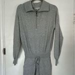 Spiritual Gangster Grey Funnel Neck Long Sleeve Romper XS Photo 1
