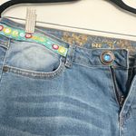 Desigual  women's Ethnic stretch jeans floral Y2K 2000 embroidery boho hippie Photo 3
