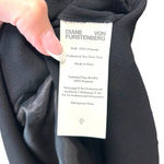 Diane Von Furstenberg ‎ Augustine Velvet-trimmed Black Dress Size 4 Photo 9