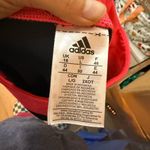 Adidas  Pink Striped Cropped Leggings Photo 2