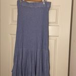 BORN IN BKLYN 525 America women’s pleated blue skirt size Medium NWT Photo 4