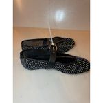 Reformation Bethany Black Crystal Ballet Flats - Size 8 Photo 5
