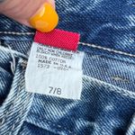 Candie's Vintage 80s Acid Wash High Waist Pleated Pencil Skirt 7/8 Photo 5