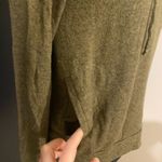 💜 Harlowe & Graham Army Green Khaki Hoodie with Pockets Photo 2