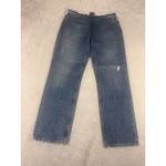 Reformation Zipper Jeans In Celtic Wash Women's Size 28 High Rise Straight Leg Photo 1