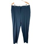 St. John 14 Pants Trouser tapered Slim Fit Navy Blue Womens Luxury 29" inseam Photo 1