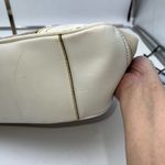Etienne Aigner  Vintage‎ Linen and Leather Shoulder Bag Photo 10