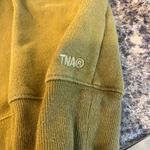 TNA Women Medium Aritizia Sweatfleece Cozy Fleece Perfect Fit Green Sweatshirt Photo 3
