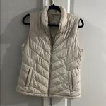 Gap Women's Cream Quilted Vest Photo 6