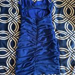 Princess Polly  Royal Blue Halter Top Bodycon Mini Dress Photo 1