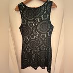 Paper Dolls Paper Doll size 7 dress with mint green sheath dress and black overlay. Photo 3