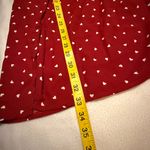 Nasty Gal  Red Dress with White Heart Pattern Photo 2