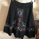 Willi Smith  embroidered‎ knee length skirt Photo 0