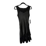 Komarov Black Charmeuse Evening Cocktail Dress with Jacket Size Small New Photo 2