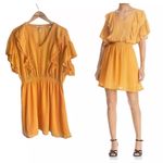 Scotch & Soda  Ruffled Swiss-Dot Dress Medium Photo 1