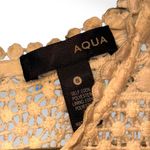 AQUA  white pintelle top size small Photo 7